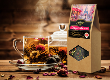 Дизайн крафт упаковки для чая